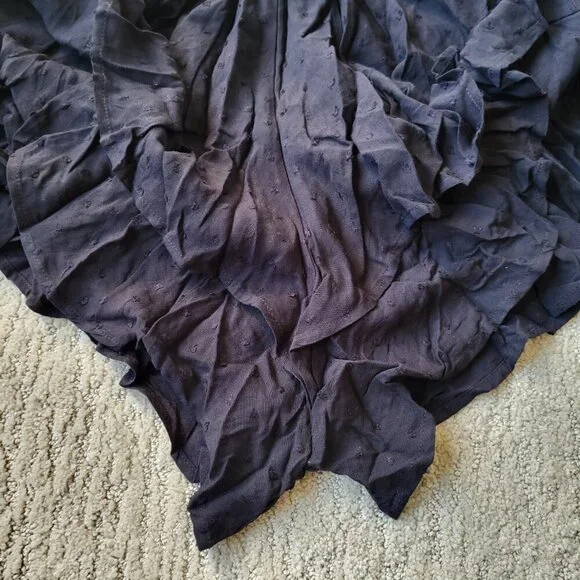 Women's FOROLAV Off Shoulder Flowy Romper – Black – Size S – NWT - Picture 9 of 13